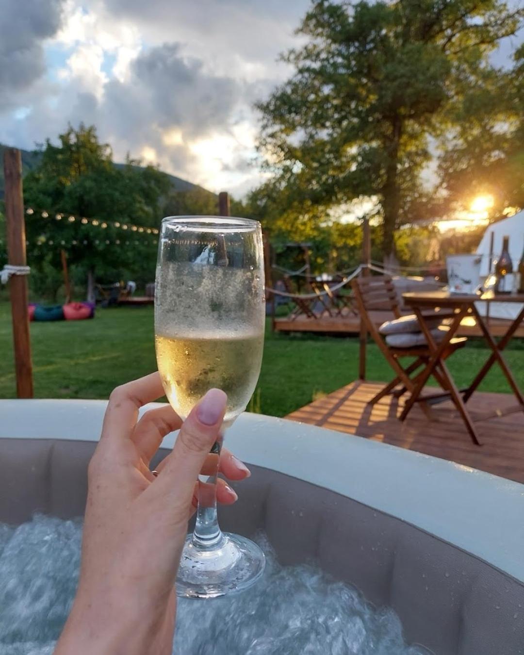 Green Garden Glamping Retezat Balánbánya Kültér fotó