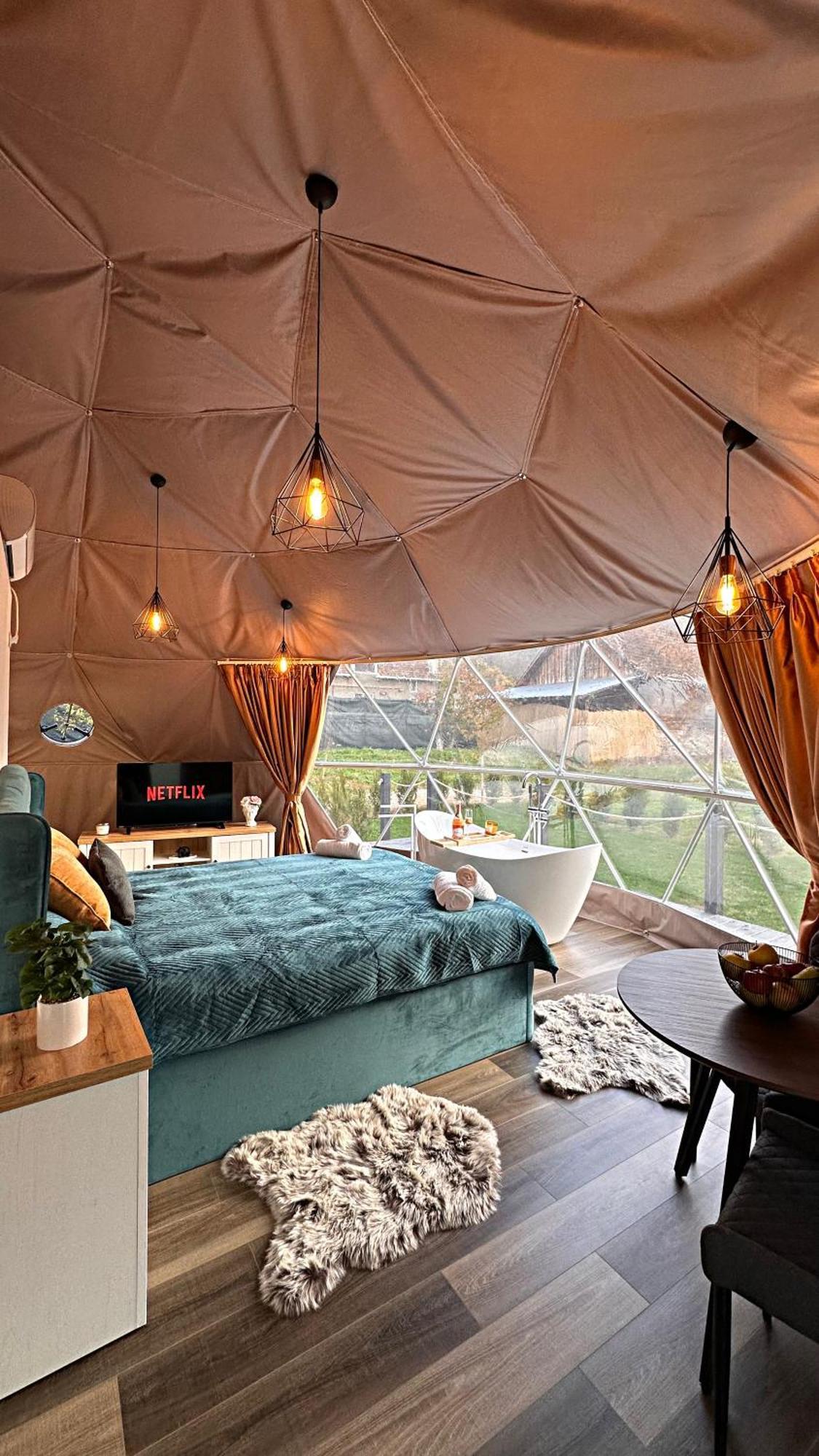 Green Garden Glamping Retezat Balánbánya Kültér fotó