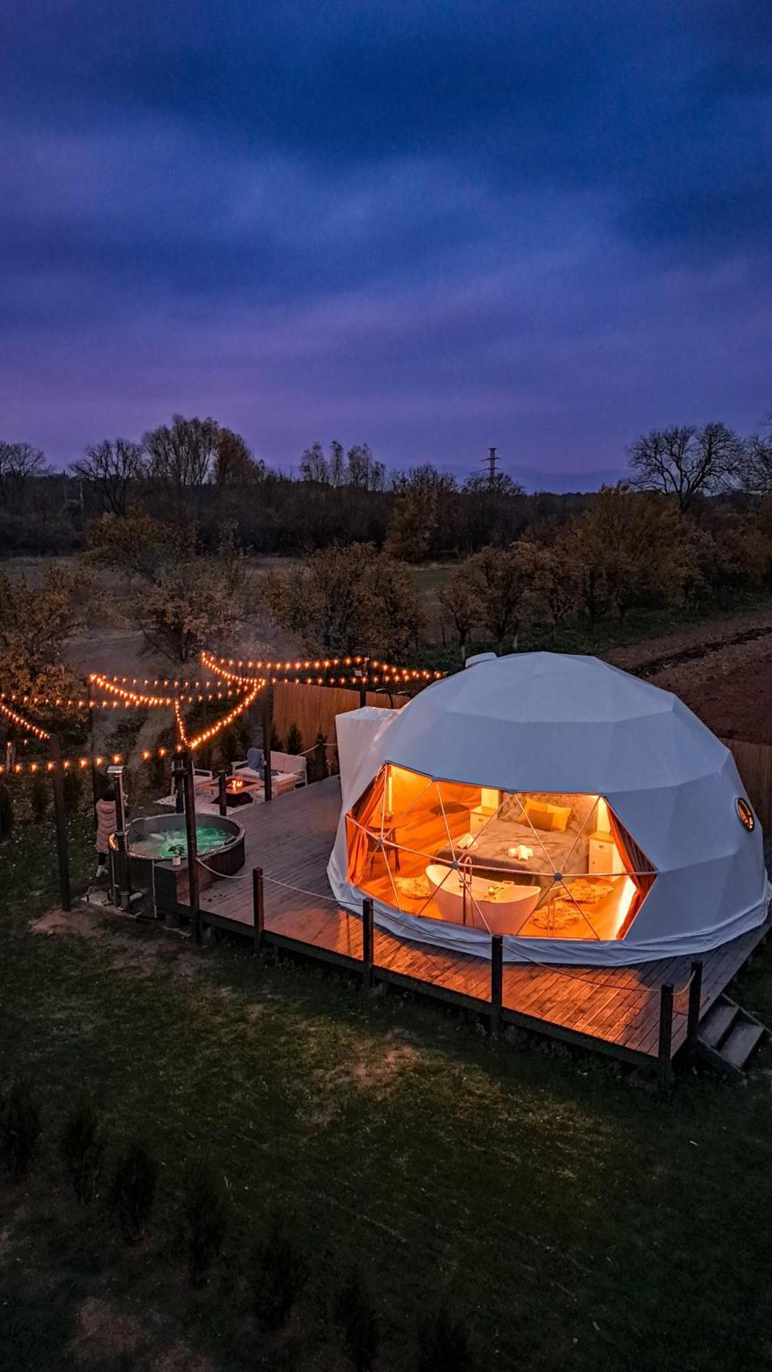 Green Garden Glamping Retezat Balánbánya Kültér fotó
