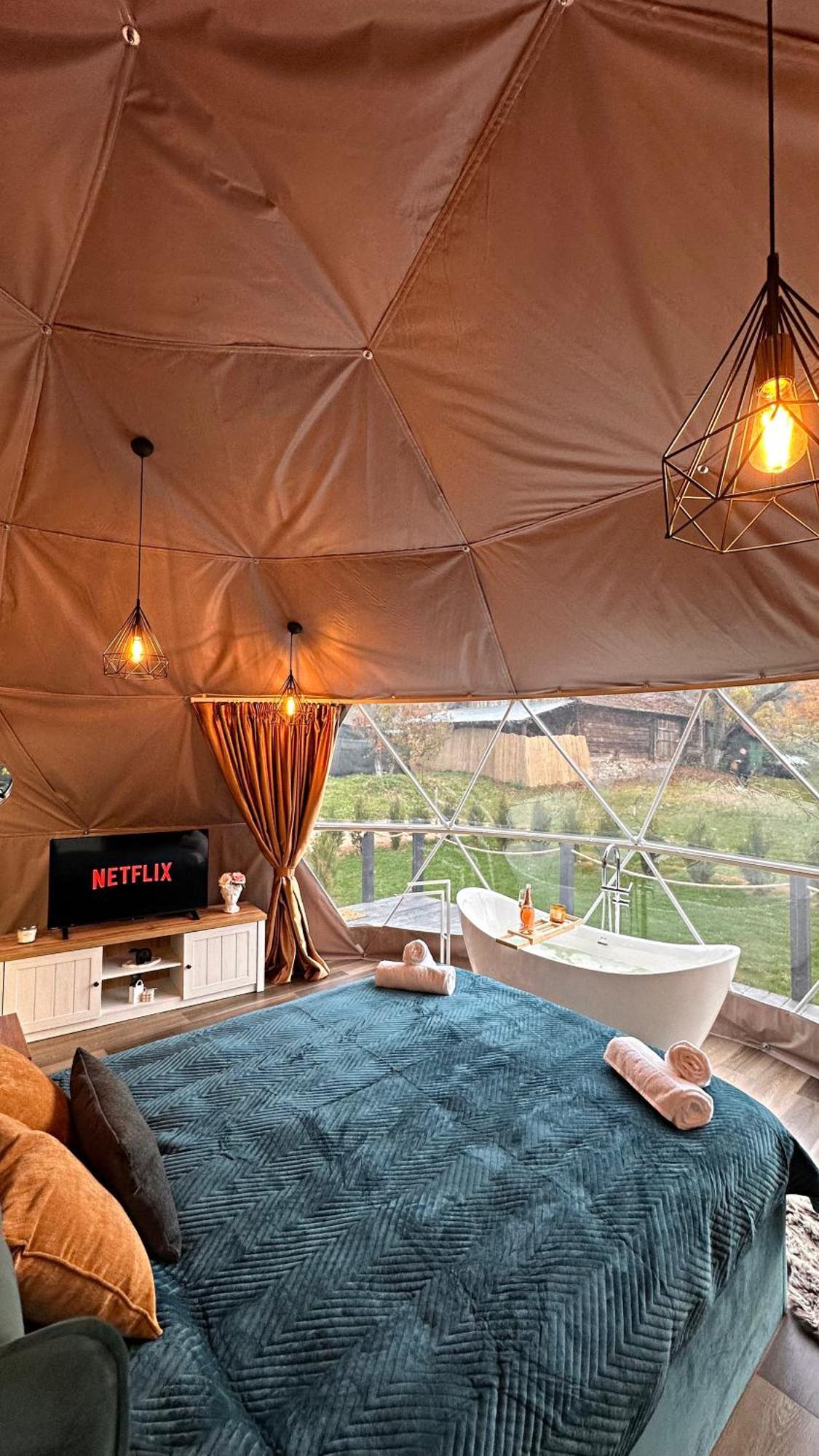 Green Garden Glamping Retezat Balánbánya Kültér fotó